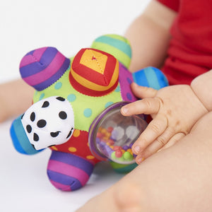 Baby Ball Rattles Baby Toys Soft Cloth Develop Baby Intelligence Grasping Toy HandBell Rattle Educational Toys Gift For Toddlers