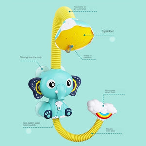 Baby Bath Toy Elephant Spray Toddler Electric Shower Boys Swimming Water Toys Yellow Duck Cute Turtles Dinosaur Egg for Kids