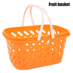 Play Fruit Kit For Kids Vegetable Set Roleplay Toddler Playhouse Game For Children Kids Toys