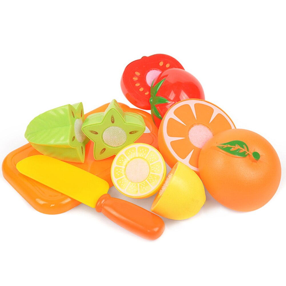 Play Fruit Kit for Kids Vegetable Set Roleplay Toddler Playhouse Game for Girls Boys Toys M09