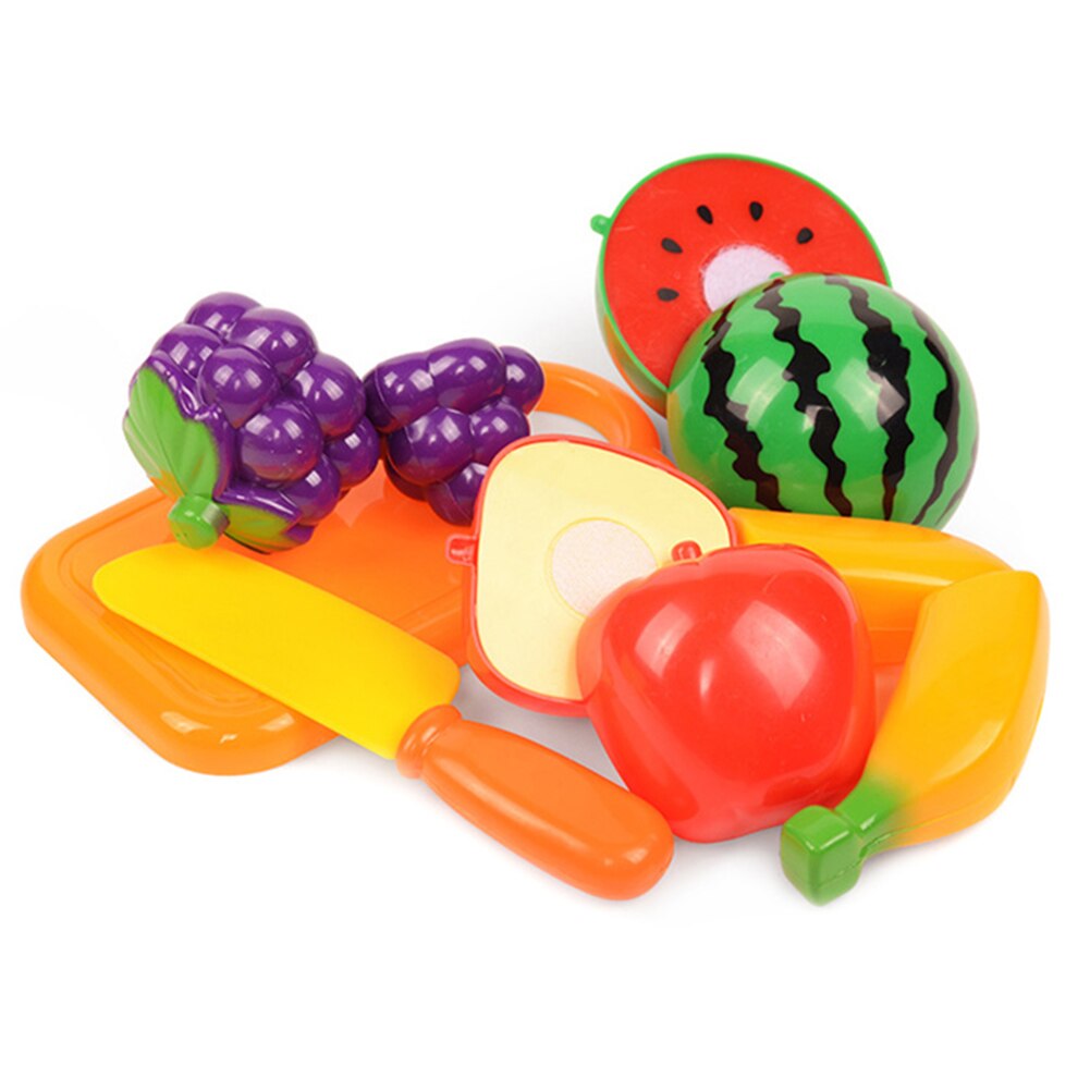 Play Fruit Kit for Kids Vegetable Set Roleplay Toddler Playhouse Game for Girls Boys Toys M09