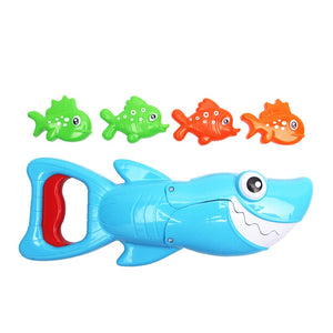 Shark Grabber Fish Baby Bathtub Bath Toys Toddler Interactive Swiming Pool Fishing Tool Outdoor Beach Water Toy Gifts for Boy