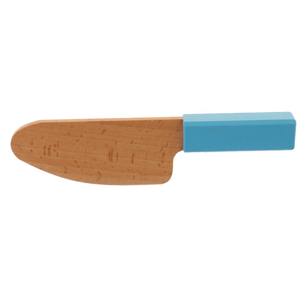 Simulation Wooden Knife Toy with Elegant Handle  Kids Toddlers Kitchen Role Play