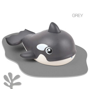 Toddler Boy Whale Spray Water Toys Baby Bath Chain Clockwork Fish Floating Swimming Animal Ducks Tortoise Bathroom Toy for Kids