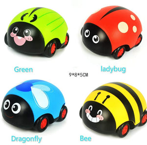 Toys Car for Kids  Push & Go Toddler Insect Toy Cars  Birthday Gifts  Baby Party Favors  Pull Back and Go Car Toy