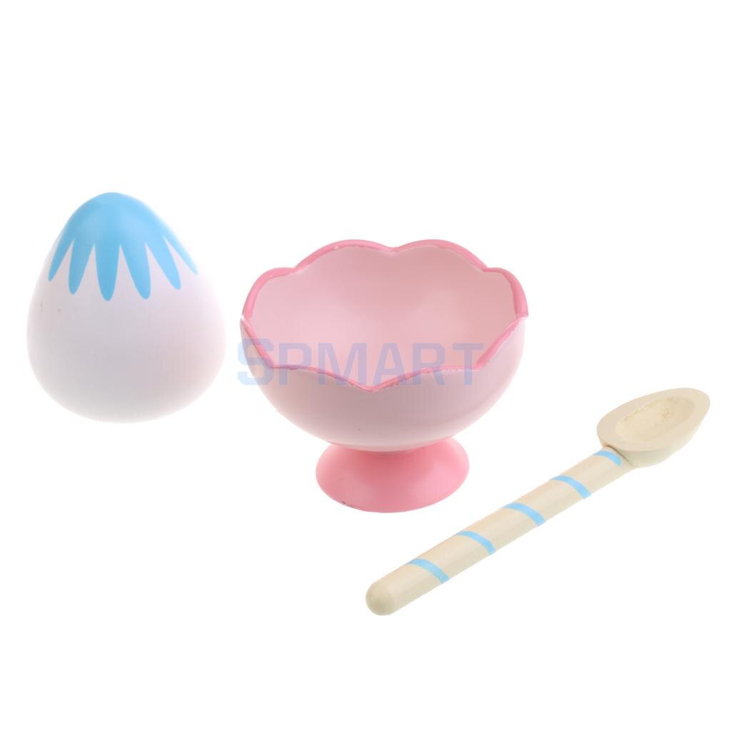 Wooden Cookware/ Fish/ Sundae/ Popsicle Fast Food Kitchen Food Cooking Pretend Play Educational Toy for Kids Children Toddlers